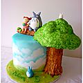 Gâteau d'anniversaire totoro