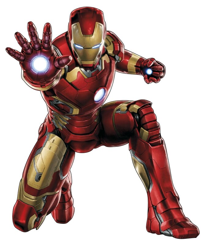 stickers enfant Iron Man réf 15014