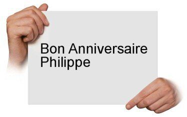 Happy Birthday Philippe Ccrg