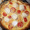 La quiche au thon, chèvre et tomates de Laurence
