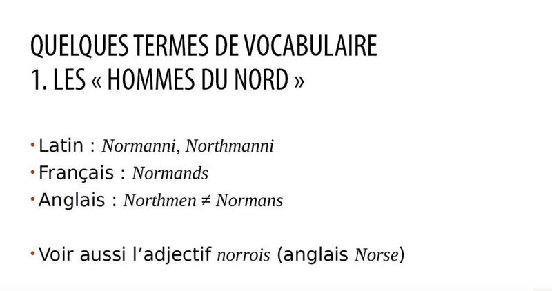 quelques termes de vocabulaires employés pour désigner les vikings