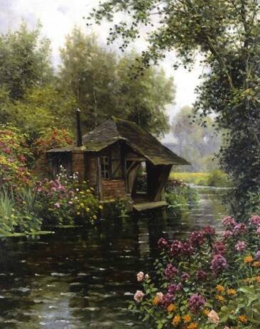 Le peintre Louis Aston Knight - Les mallettes de Mijane