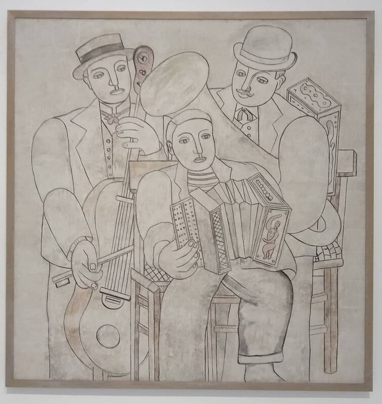 Les Trois musiciens, vers 1930