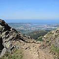 Les Trois Couronnes, Irumugarrieta, sommet, sentier (Espagne)