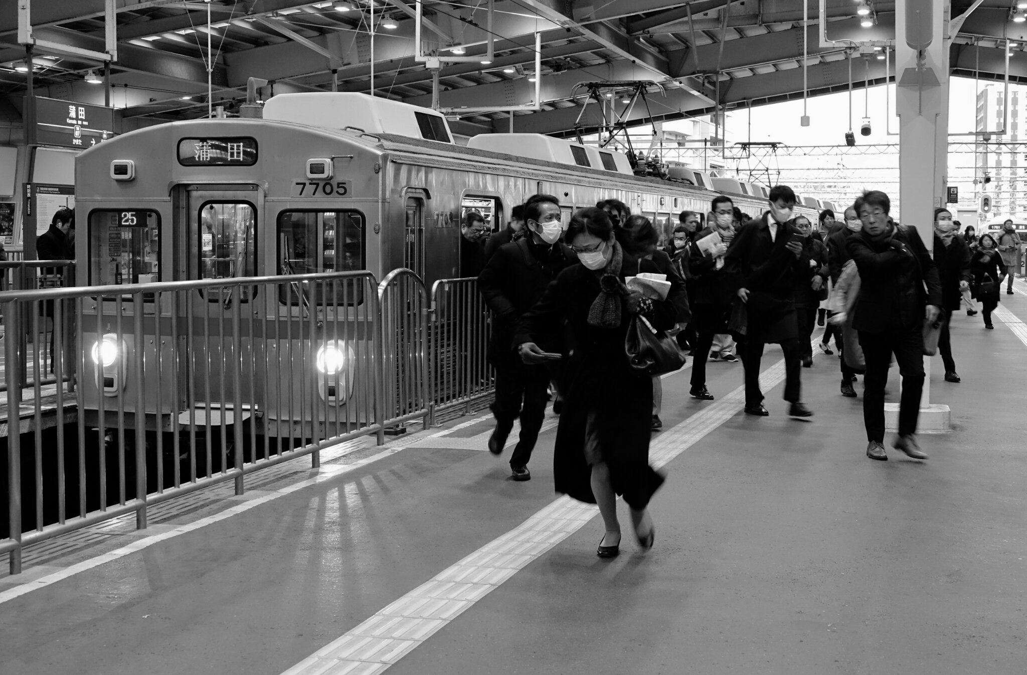 Tôkyû Kamata station, morning rush !