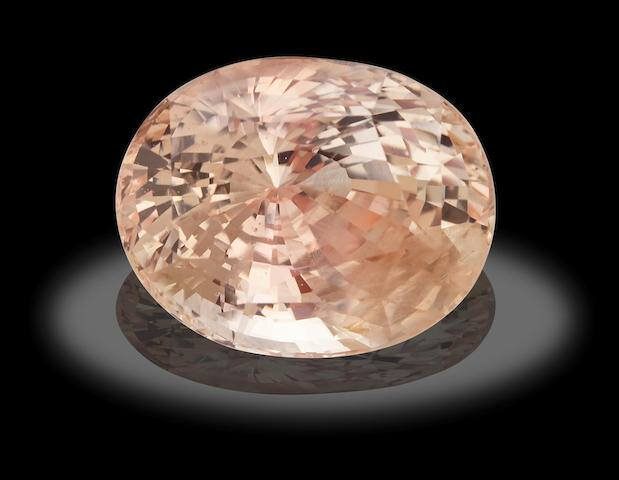 Peach on sale padparadscha sapphire