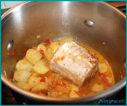 Rôti De Porc Aux Pommes De Terre à La Cocotte Facile A Faire