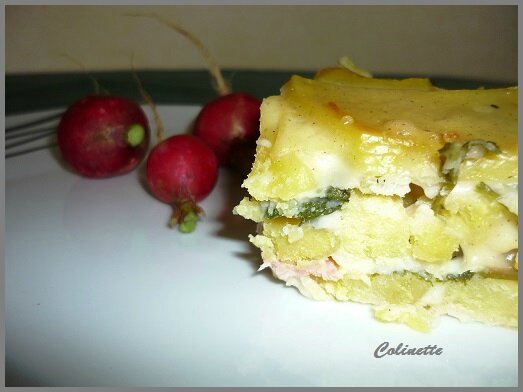 gratin de pommes de terre et radis 01