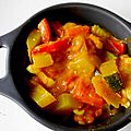 Curry de légumes et poissons