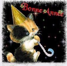 Les chats aussi , vous souhaitent une bonne année !!! - BONHEUR DE LIRE | Année chat, Souhaiter la bonne année, Bonne année