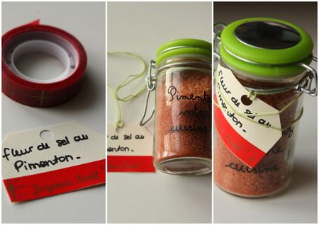 cadeau gourmand fait maison fleur de sel au pimenton paprika blog chez requia