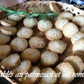 Sablés au parmesan et au romarin