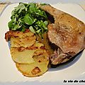 Cuisse de canard braisee saveur tex-mex