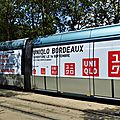 Tramway UniQlo from Tokyo to Bordeaux, Quinconces.