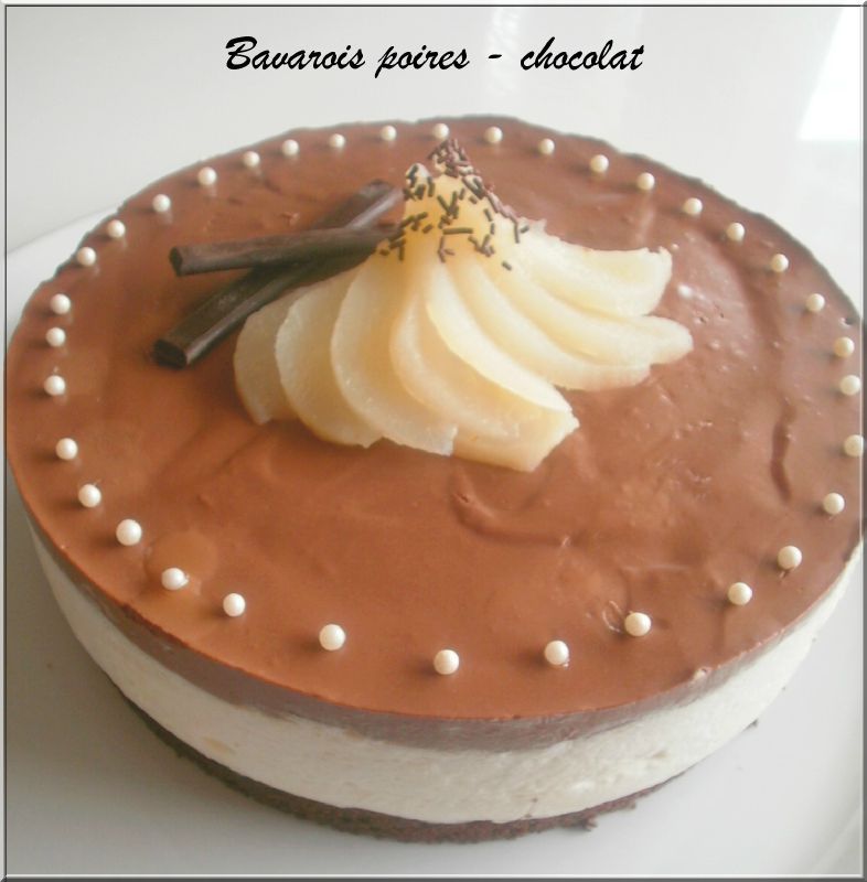 Bavarois Poires Chocolat Ola