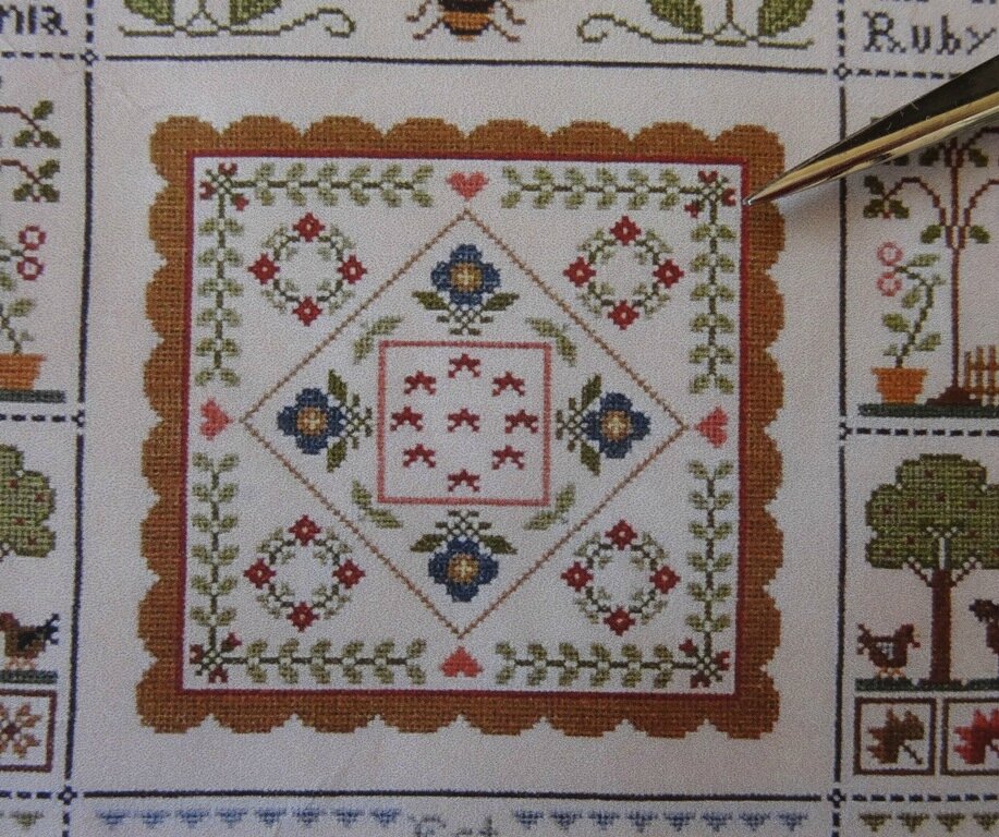 SAL Orchard Valley Quilting Bee épisode 7 La boite de Biscotte
