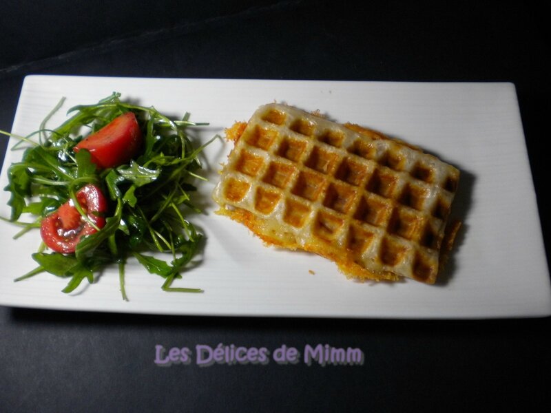 Gaufres feuilletées jambon – Comté