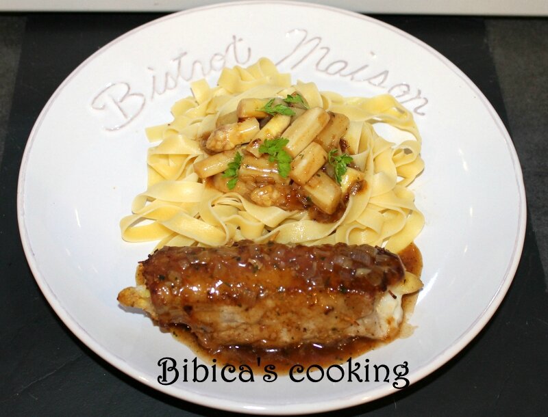 Involtini de veau aux asperges haut