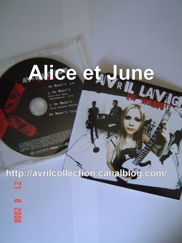 Maxi CD He Wasn't-version européenne (2005)