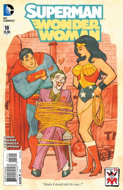 superman wonder woman 18 joker variant