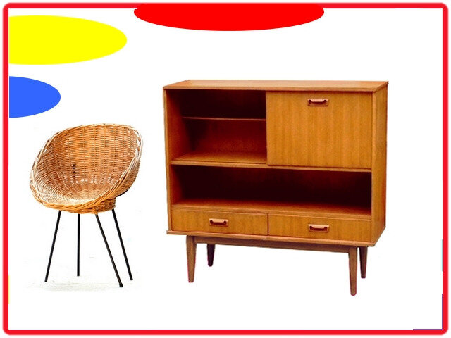 buffet vintage scandinave en teck