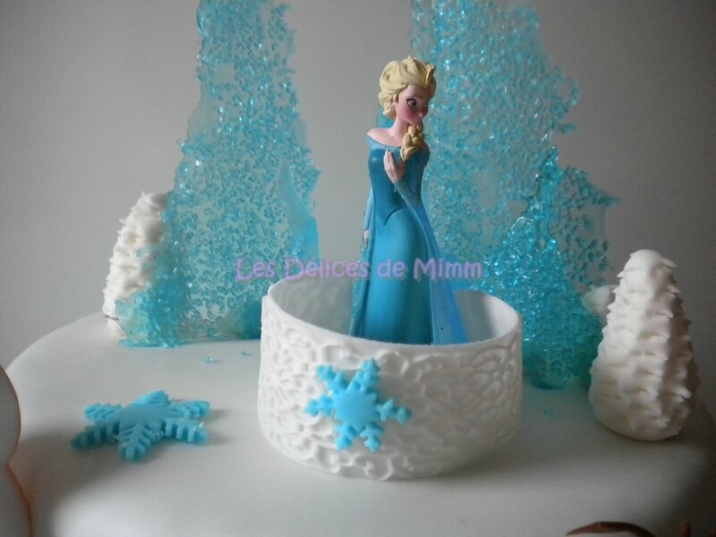 Gâteau La reine des neiges (Frozen) 7