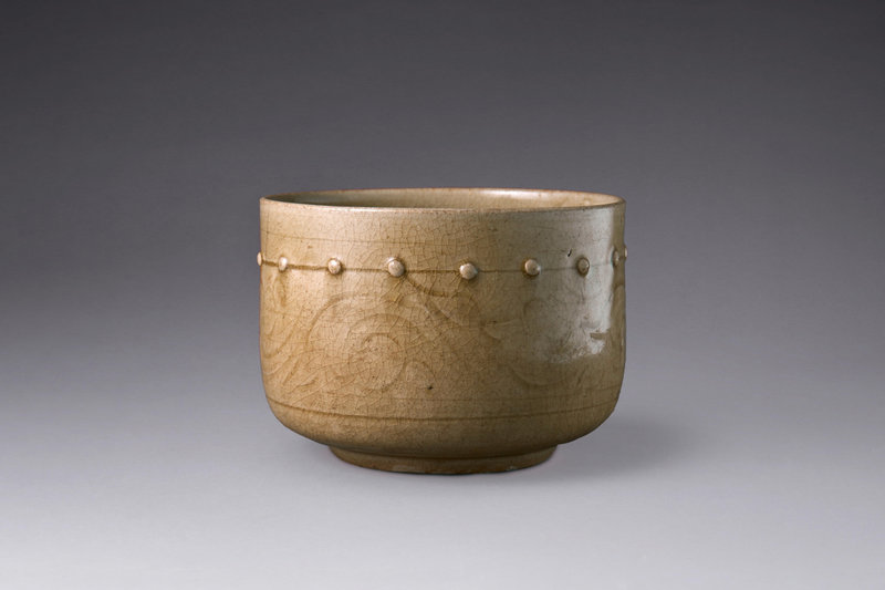 A group of four stoneware moulded bowls, Vietnam, 13th-15th century1