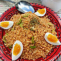 Boumfawer ( couscous du printemps aux fèves fraîches) بو مفاور 