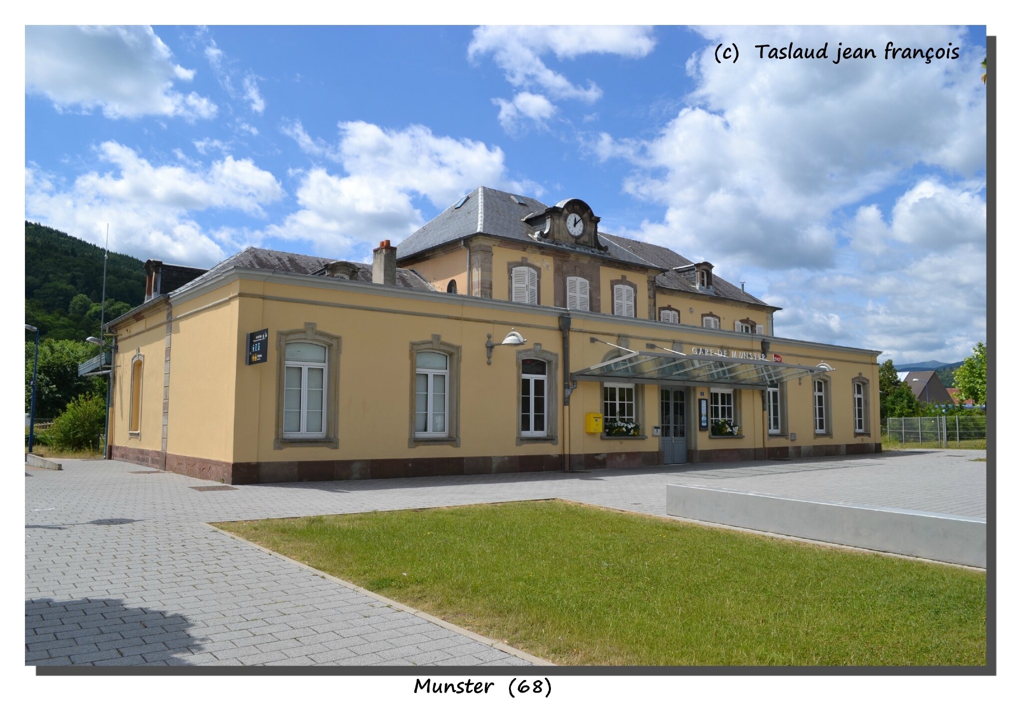 La gare de Munster (68) Les gares de France et leurs infrastructures