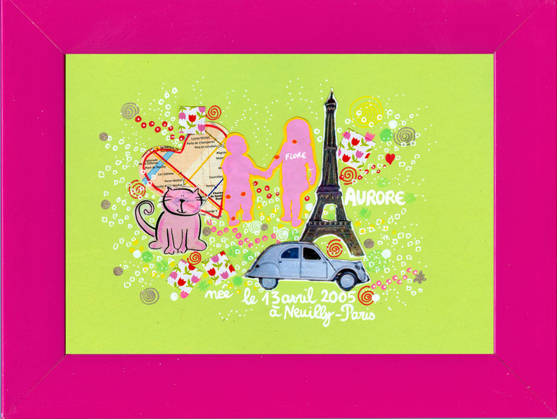 Carte De Voeux Aurore Boréale - France