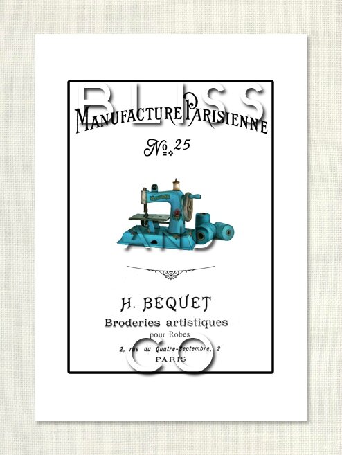 Transfert tissu textile Bliss and Co n°15
