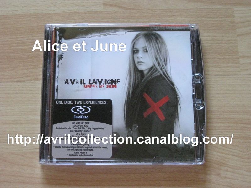 CD DualDisc Under My Skin-version européenne (2005)