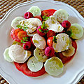La salade caprese de cyril lignac