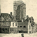Tour ND en reconstruction Monde Illustré 29 mars 1890
