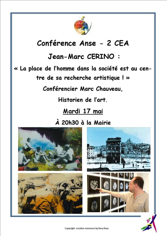 Conférence Histoire de l'Art : Jean-Marc Cerino