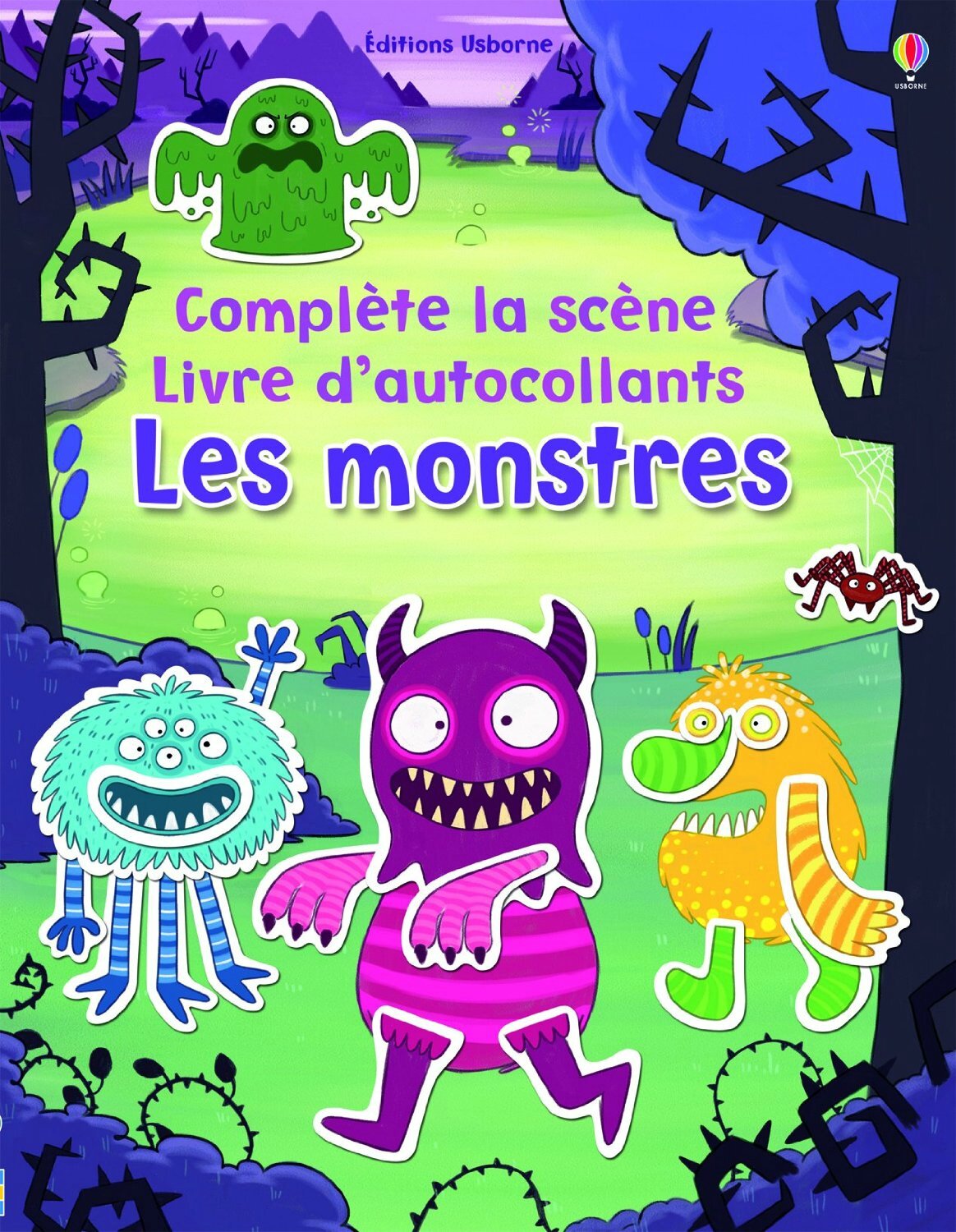 USBORNE : Livre D'autocollants - Les Monstres - HISTOIRE DU SOIR