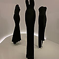 Alaïa´s 2008 Couture and undated dresses; Balenciaga´s 1960 dress