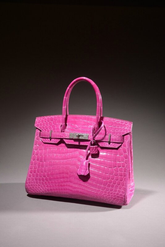 Hermès Paris Made in France. Sac Birkin 30 cm en crocodile niloticus rose  fushia, Année 2011 - Alain.R.Truong