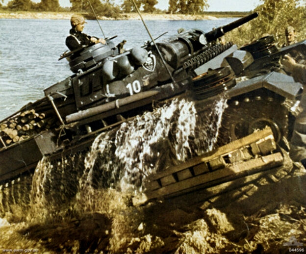 1941-Panzer entrant en URSS