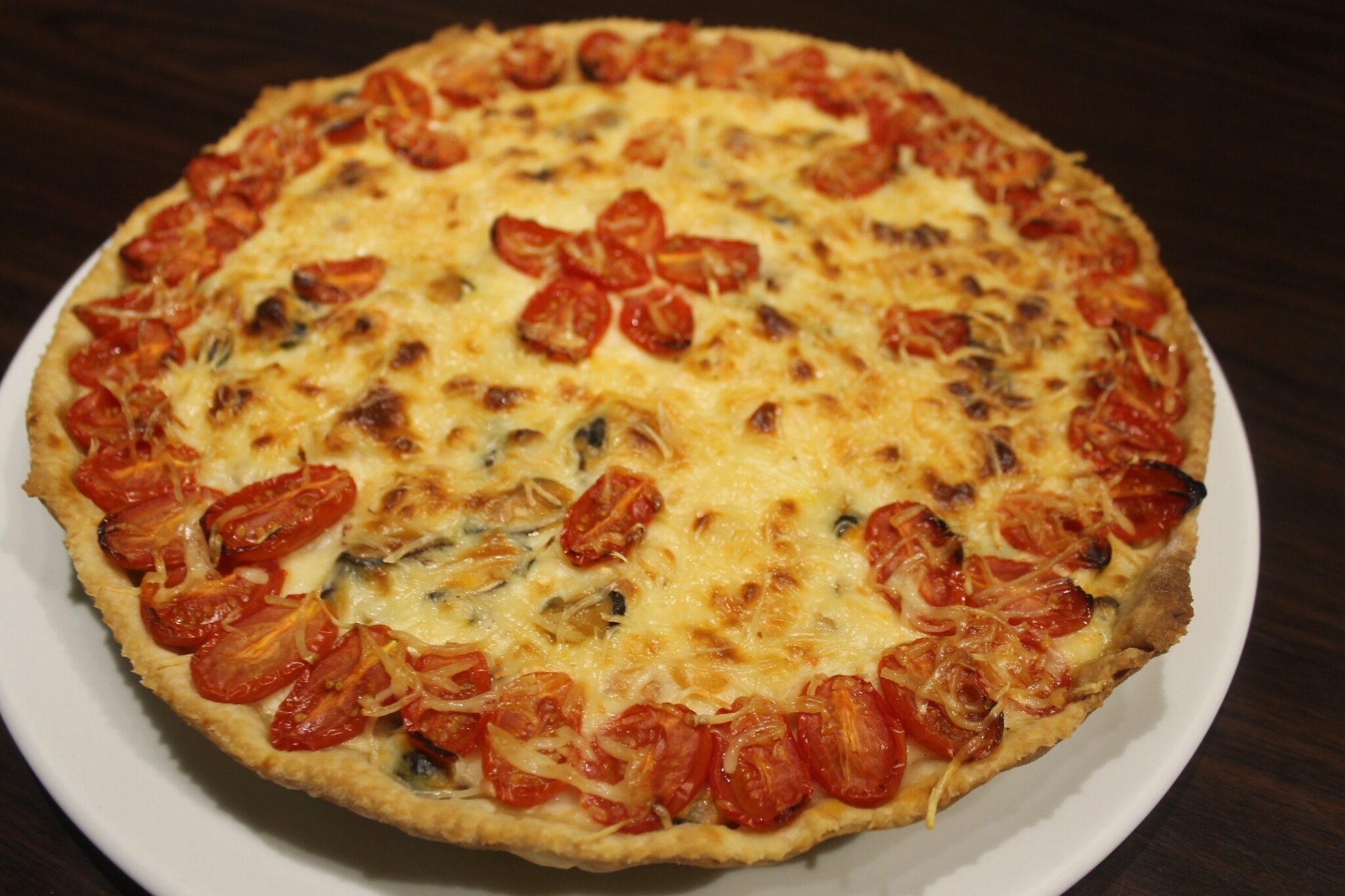 Tarte Aux Fruits De Mer Et Tomates Cerise - La Nouvelle Table D'isa