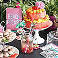 ▼▲ watermelon layer cake ▼▲ cake on the beach ☼ ▼▲ yummy pastèque