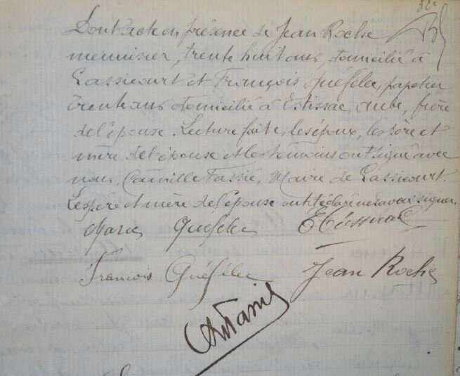 1920 le 24 avril mariage de Marie Quefelec et Emile Tisserand_4