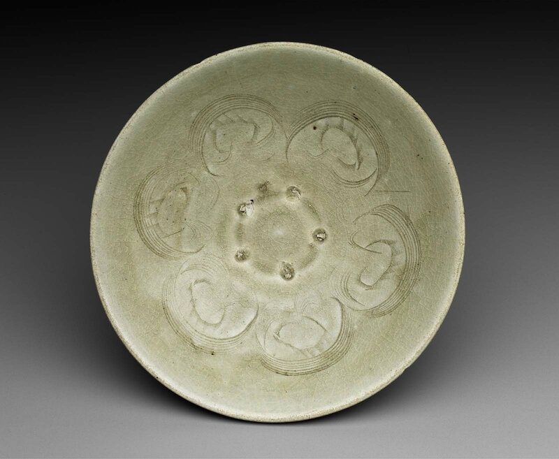 Dish, Vietnam, Trần dynasty, 13th–14th century
