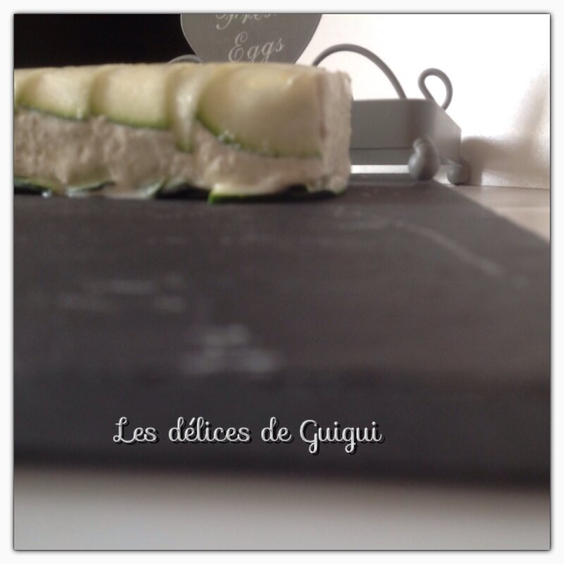 PETITES TERRINES FRAICHES COURGETTE, JAMBON ET MASCARPONE Les Délices de Guigui (Célya)