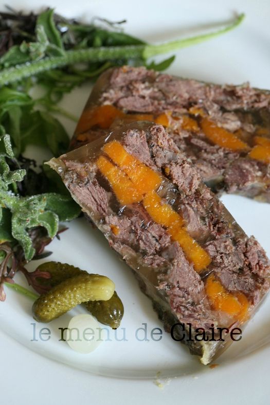 Quel Accompagnement Avec De La Joue De Bœuf Terrine de joue de boeuf aux carottes - Le menu de Claire
