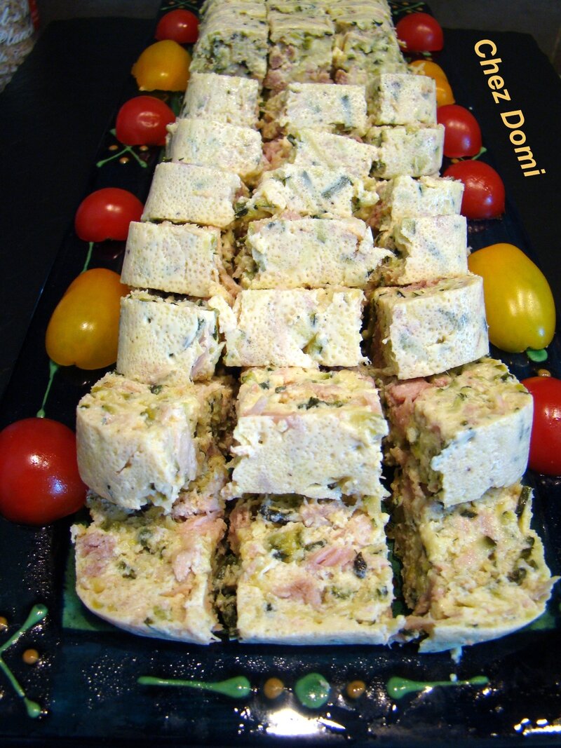 Terrine au thon et aux courgettes Domi vous ouvre sa porte