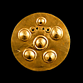 Important pendentif circulaire, veraguas, panama, 1000-1500 après jc