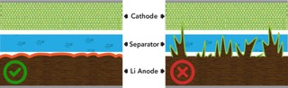 Lithium dendrites(1)