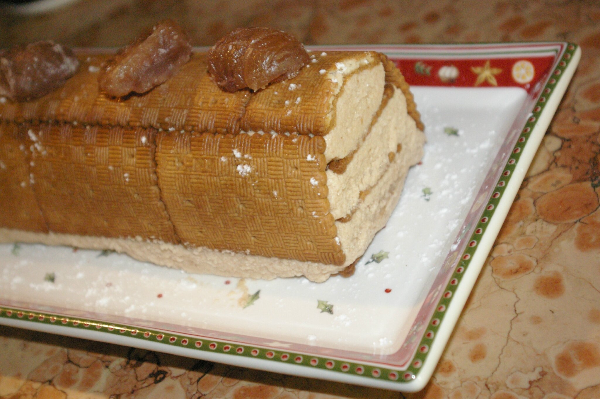 Buche De Noel Au Mascarpone Et Creme De Marrons Un Clin D Oeil Du Sud Ouest