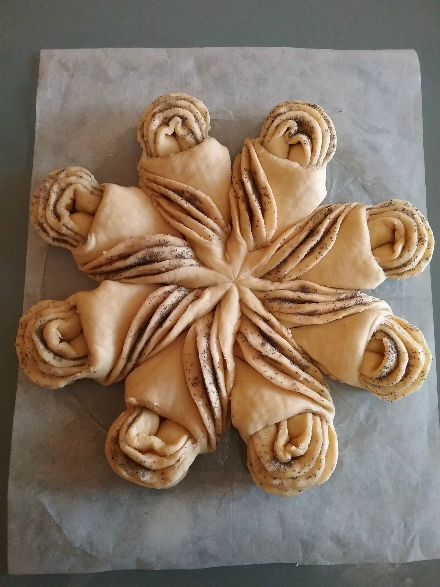 BRIOCHE AUX GRAINES DE PAVOT Façonnage N°1